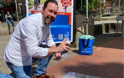 Stadtradeln Werbung in Wunstorf