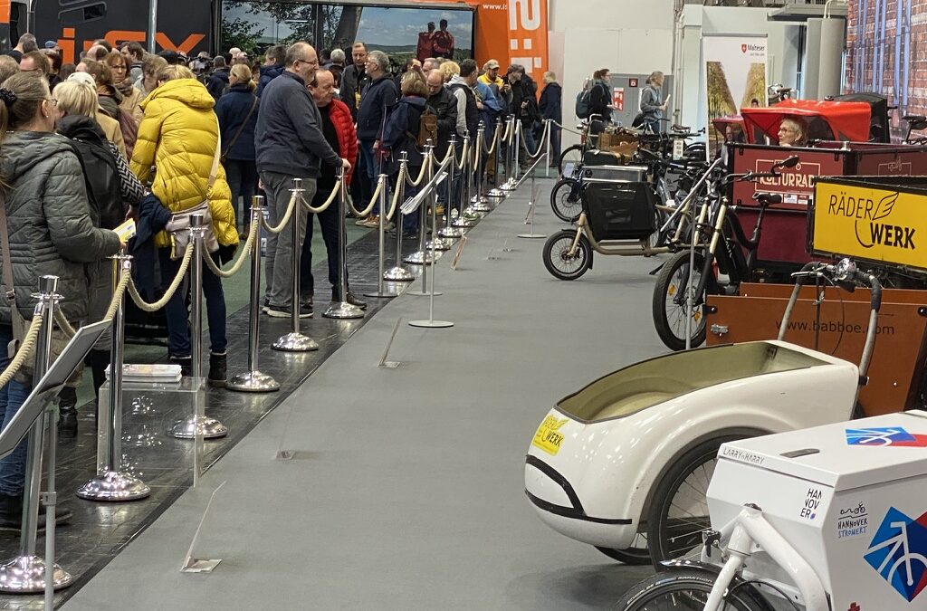 Lastenrad Ausstellung auf der ABF Messe