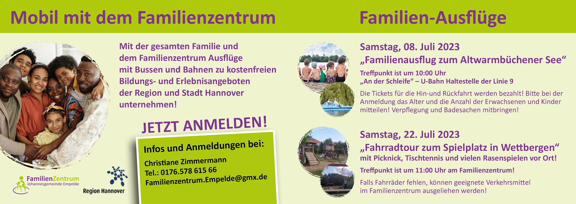 Familienausflüge 2023-2