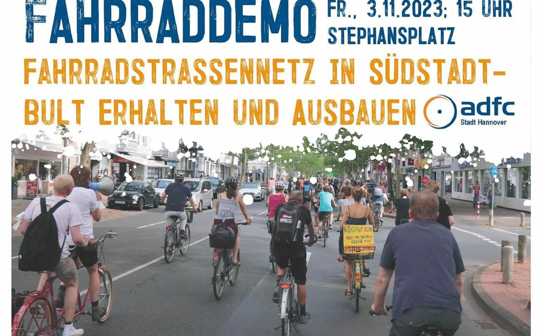 Fahrraddemo am 03.11.23